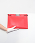 Peekaboo Clutch, back view